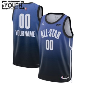 Maillot Basket Enfant All-Star 2023 Personnalisé Team 1 Nike Bleu Swingman